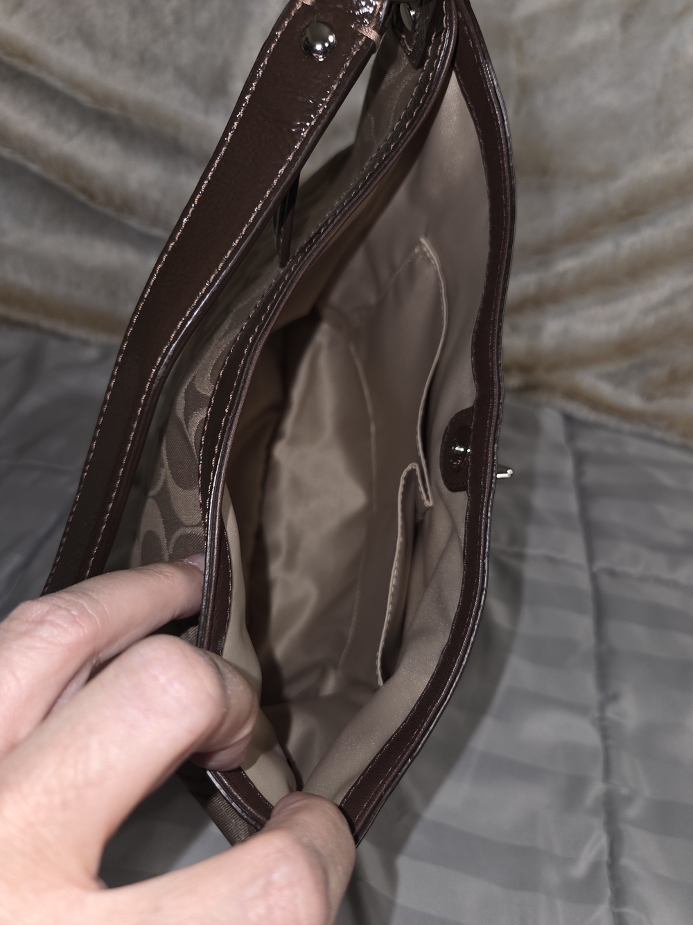 Coach Penelope Signature Hippie Crossbody Bag - Picture 9 of 15